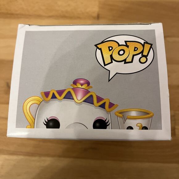 Funko Pop! Disney Beauty and the Beast Mrs. Potts Chip Vinyl Figure #92 Retired - Picture 5 of 6